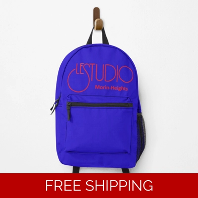 Le Studio Backpack Royal Blue Red Logo MH Red